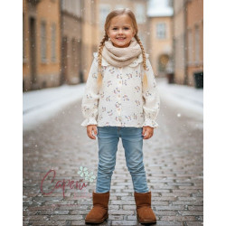 BLACK FRIDAY 2025 Blusa Niña Muselina Flores Dadati